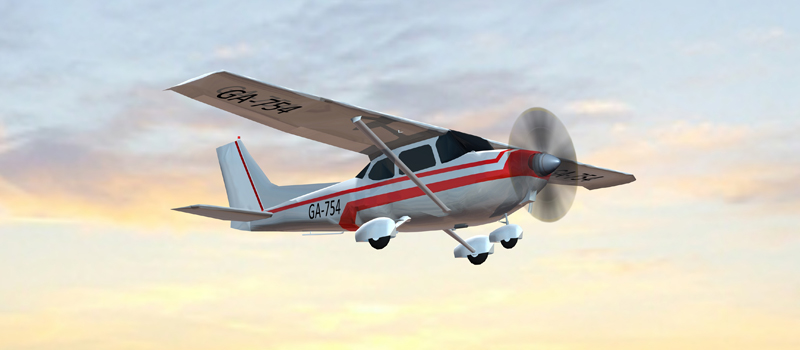 very small light aircraft